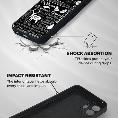Deer Key Spell Shockproof Hybrid Protection (Metal + TPU) Back Case Cover