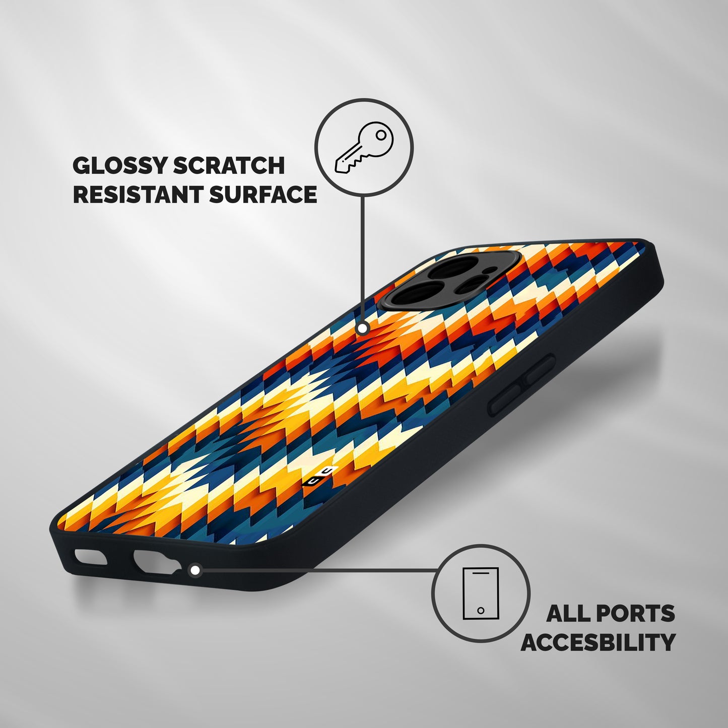 Delightful Design Shockproof Hybrid Protection (Metal + TPU) Back Case Cover
