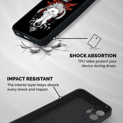 Demon King Sukuna Shockproof Hybrid Protection (Metal + TPU) Back Case Cover