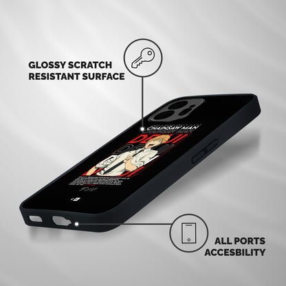 Denji Chainsaw Man Shockproof Hybrid Protection (Metal + TPU) Back Case Cover