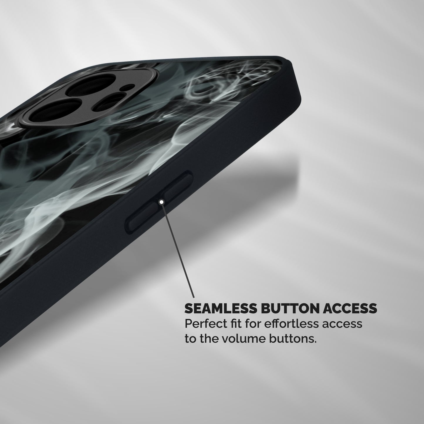 Dense Smoke Shockproof Hybrid Protection (Metal + TPU) Back Case Cover
