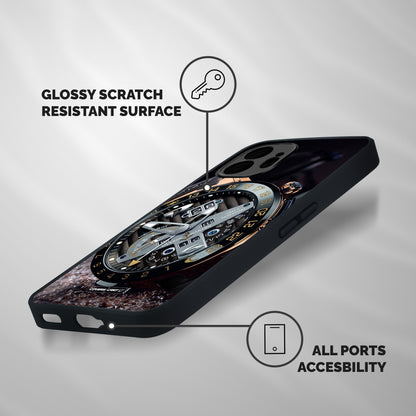 Designer Stylish Watch Shockproof Hybrid Protection (Metal + TPU) Back Case Cover