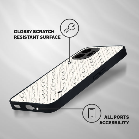 Diamond Anchor Design Shockproof Hybrid Protection (Metal + TPU) Back Case Cover
