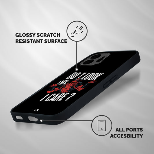 Do I Care Shockproof Hybrid Protection (Metal + TPU) Back Case Cover