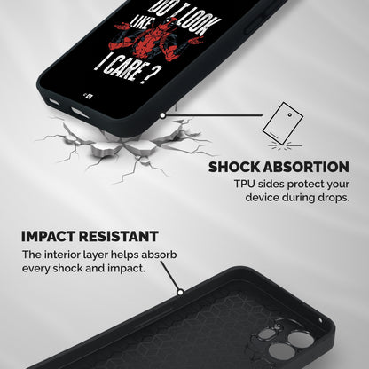 Do I Care Shockproof Hybrid Protection (Metal + TPU) Back Case Cover