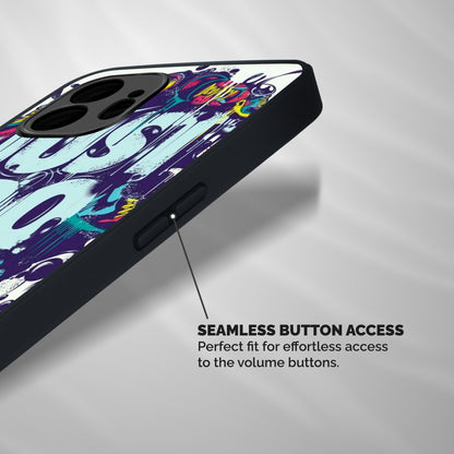 Do It Abstract Shockproof Hybrid Protection (Metal + TPU) Back Case Cover