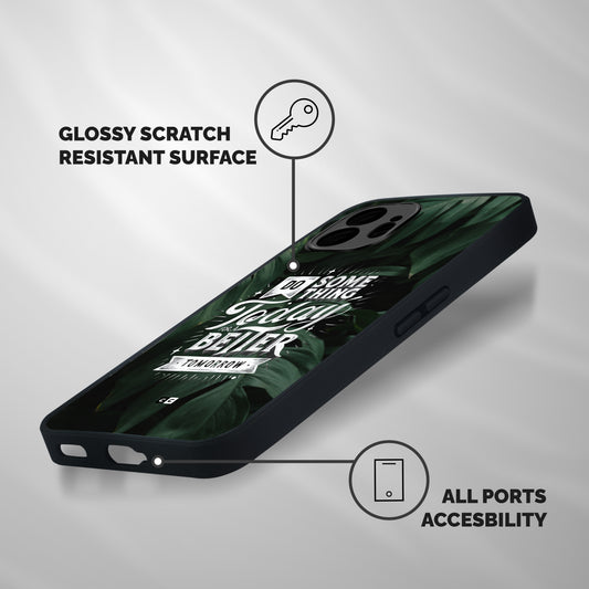 Do Something Shockproof Hybrid Protection (Metal + TPU) Back Case Cover