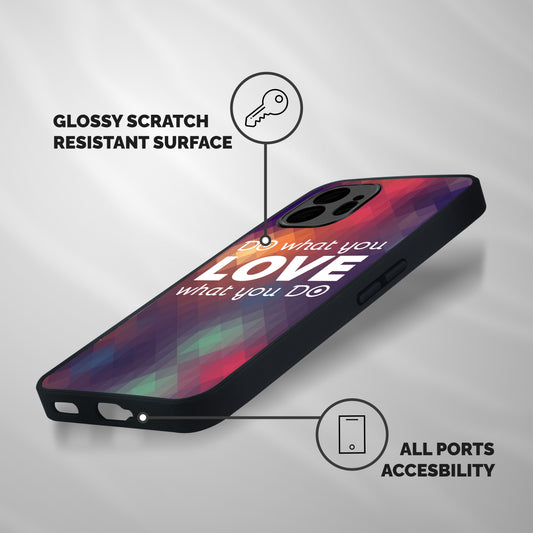 Do What You Love Shockproof Hybrid Protection (Metal + TPU) Back Case Cover