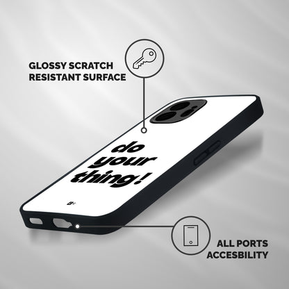 Do Your Thing Shockproof Hybrid Protection (Metal + TPU) Back Case Cover