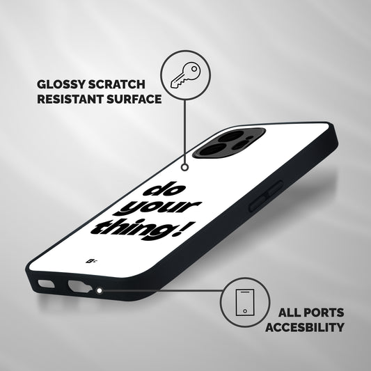 Do Your Thing Shockproof Hybrid Protection (Metal + TPU) Back Case Cover