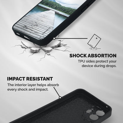 Dock River Shockproof Hybrid Protection (Metal + TPU) Back Case Cover