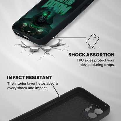 Doctor Doom Shockproof Hybrid Protection (Metal + TPU) Back Case Cover