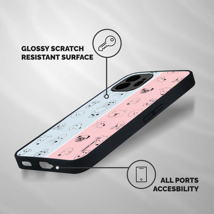 Dog Cat And Cow Shockproof Hybrid Protection (Metal + TPU) Back Case Cover