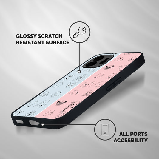 Dog Cat And Cow Shockproof Hybrid Protection (Metal + TPU) Back Case Cover