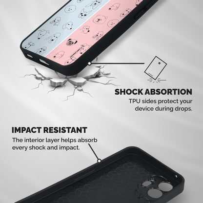 Dog Cat And Cow Shockproof Hybrid Protection (Metal + TPU) Back Case Cover