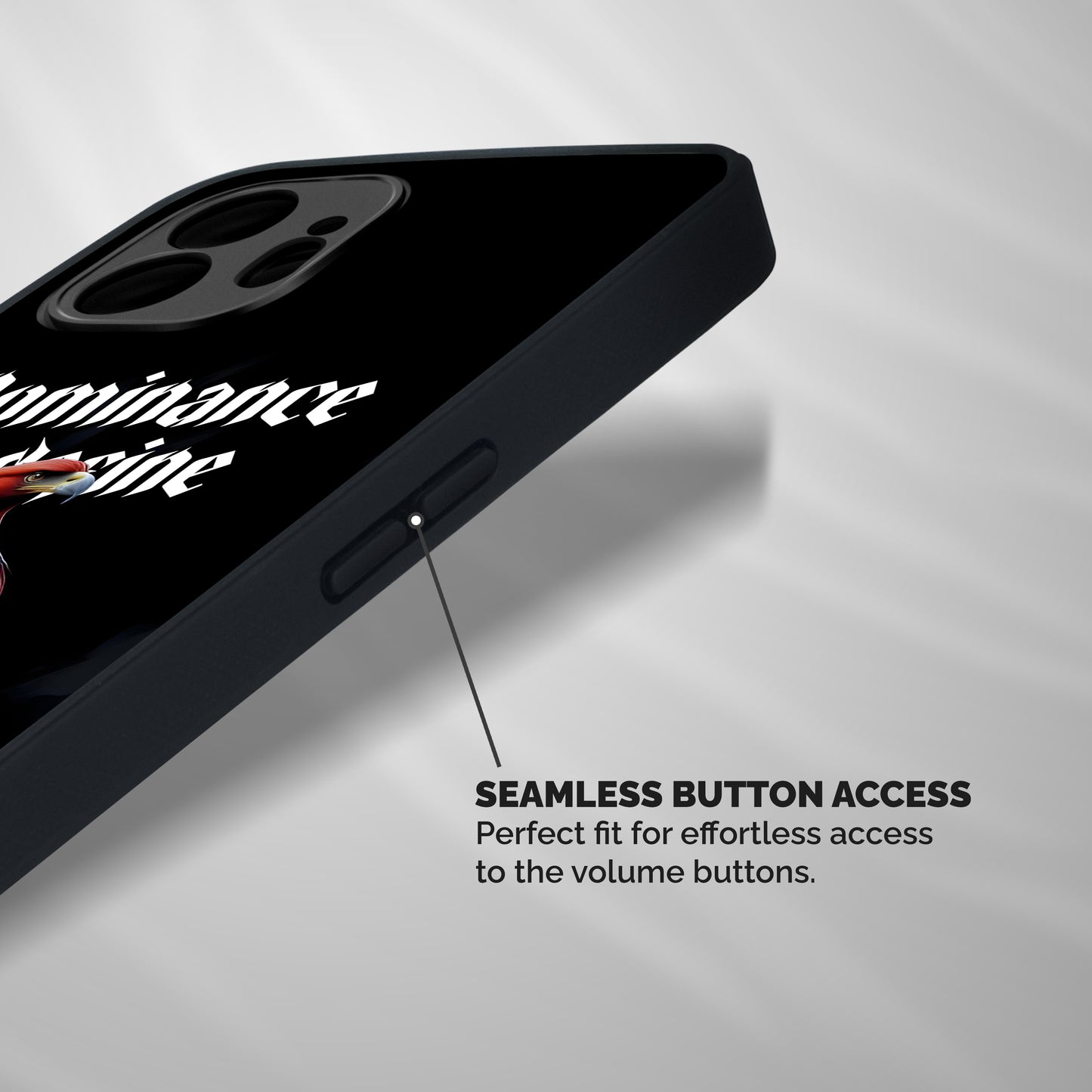 Dominance Eagle Shockproof Hybrid Protection (Metal + TPU) Back Case Cover