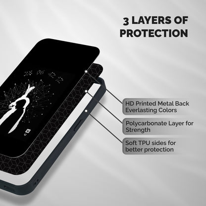 Donnie Darko Silhouette Shockproof Hybrid Protection (Metal + TPU) Back Case Cover
