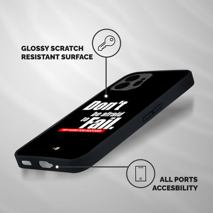 Dont Be Afriad Shockproof Hybrid Protection (Metal + TPU) Back Case Cover