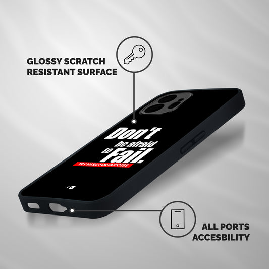 Dont Be Afriad Shockproof Hybrid Protection (Metal + TPU) Back Case Cover
