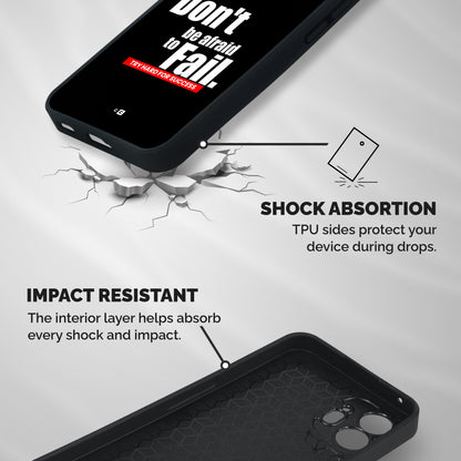 Dont Be Afriad Shockproof Hybrid Protection (Metal + TPU) Back Case Cover