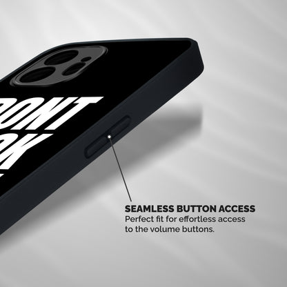 Dont Look Back Shockproof Hybrid Protection (Metal + TPU) Back Case Cover