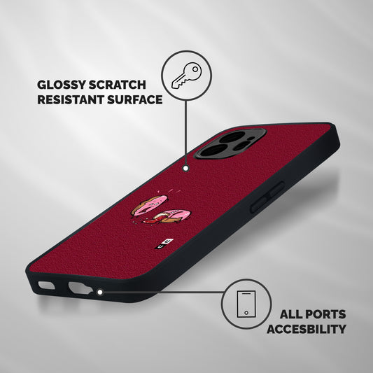 Donut Murder Shockproof Hybrid Protection (Metal + TPU) Back Case Cover