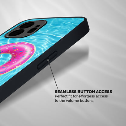 Donut Swim Shockproof Hybrid Protection (Metal + TPU) Back Case Cover