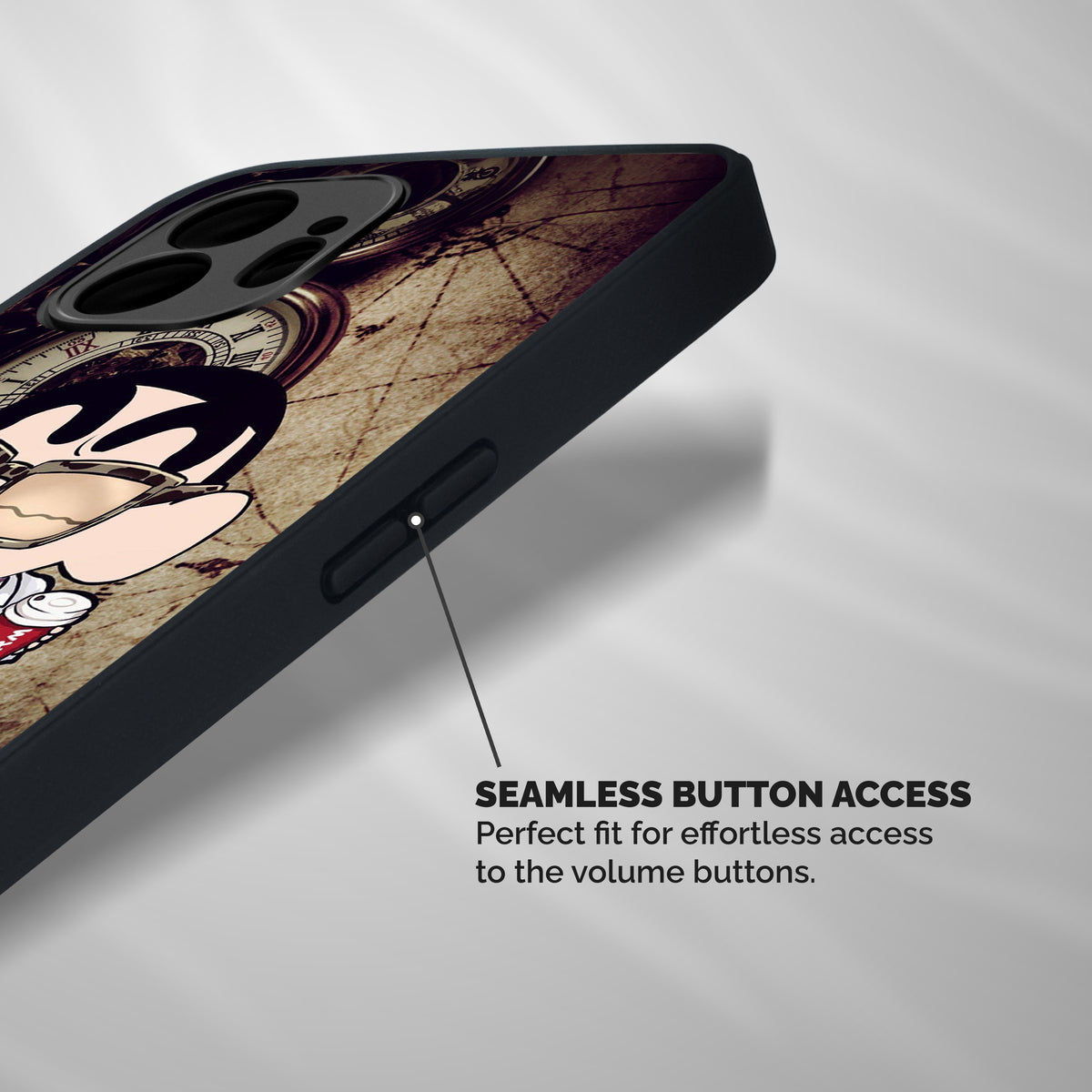 Dope Shinchan Shockproof Hybrid Protection (Metal + TPU) Back Case Cover
