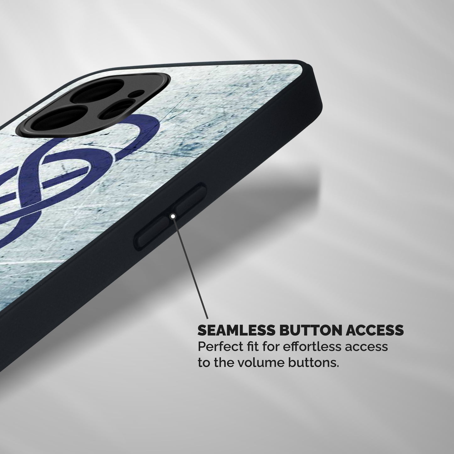 Double Infinity Rough Shockproof Hybrid Protection (Metal + TPU) Back Case Cover