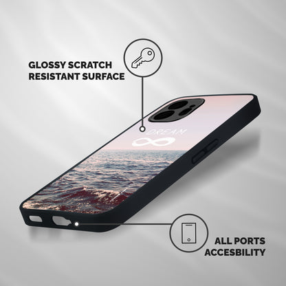 Dream Infinity Shockproof Hybrid Protection (Metal + TPU) Back Case Cover