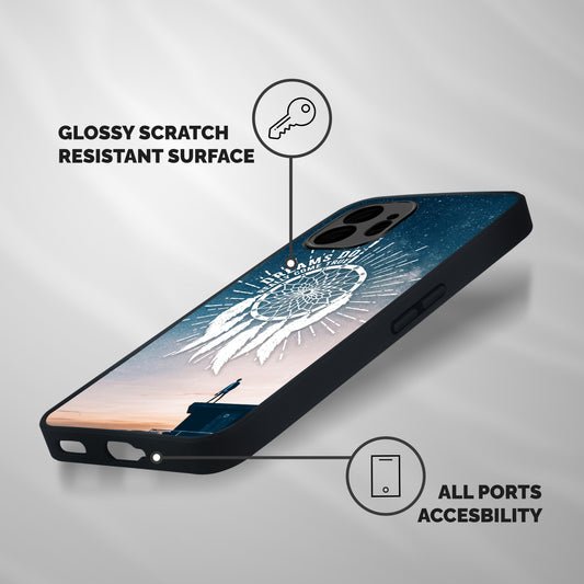 Dreams Do Come True Shockproof Hybrid Protection (Metal + TPU) Back Case Cover