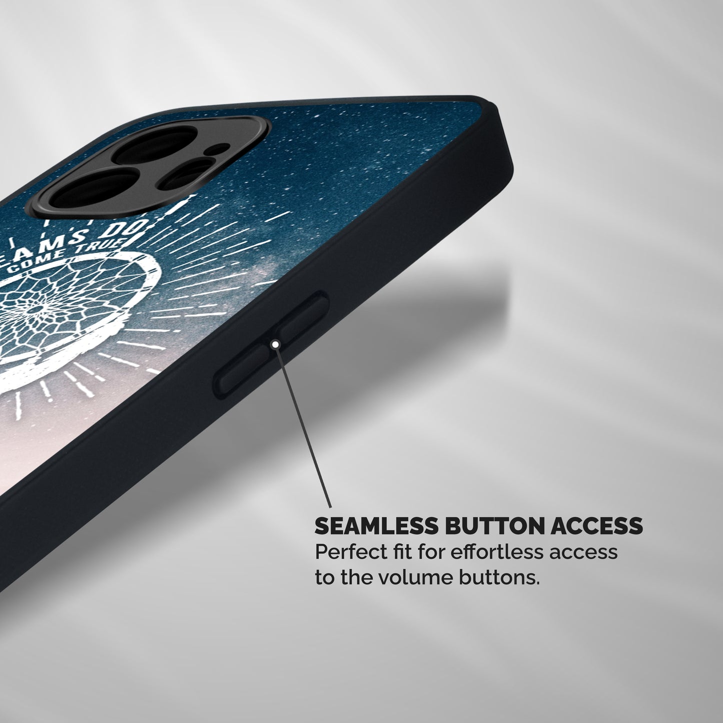 Dreams Do Come True Shockproof Hybrid Protection (Metal + TPU) Back Case Cover
