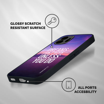 Dreams Work Shockproof Hybrid Protection (Metal + TPU) Back Case Cover