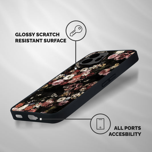 Dusty Rust Shockproof Hybrid Protection (Metal + TPU) Back Case Cover