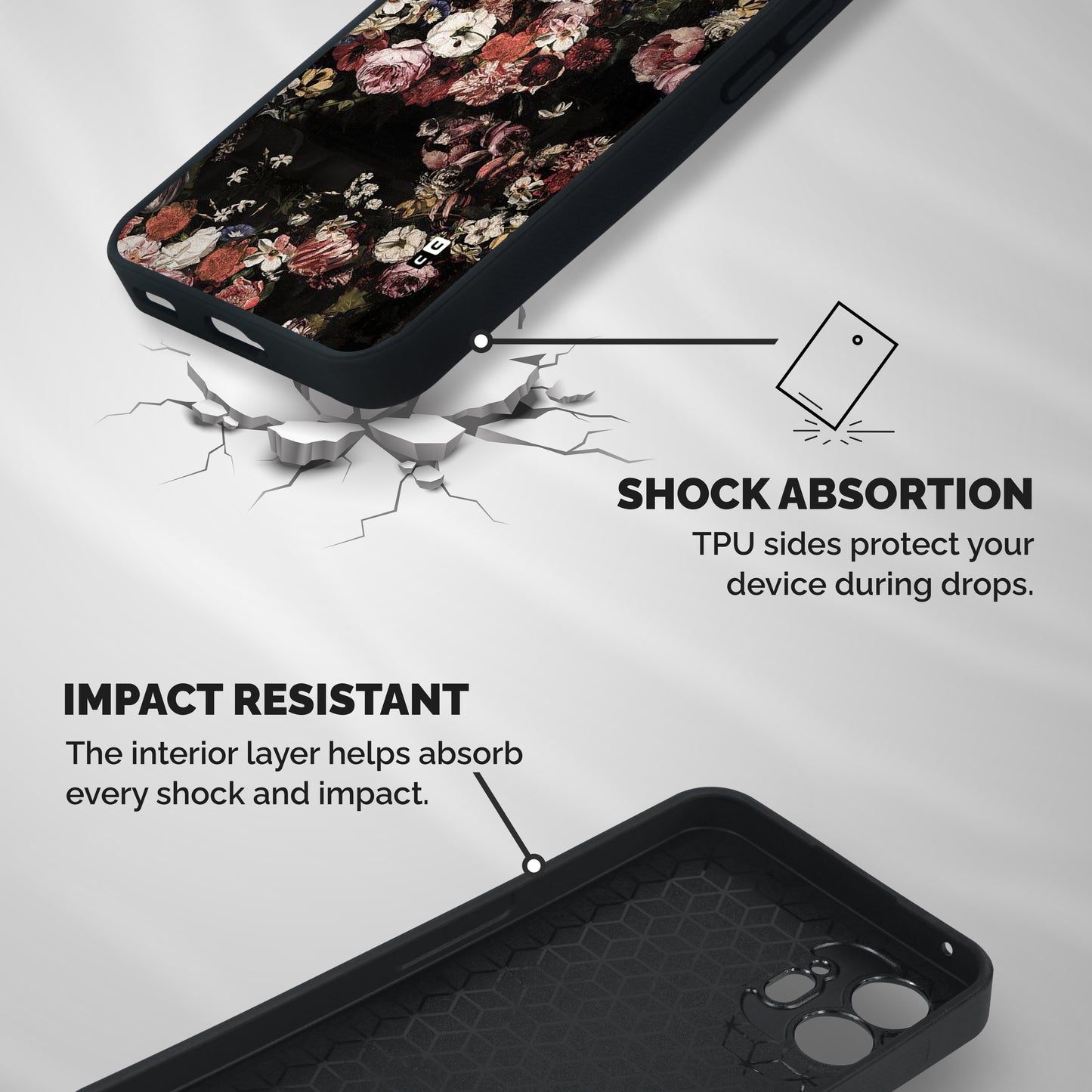 Dusty Rust Shockproof Hybrid Protection (Metal + TPU) Back Case Cover