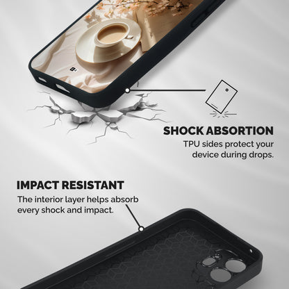 Early Morning Tea Shockproof Hybrid Protection (Metal + TPU) Back Case Cover