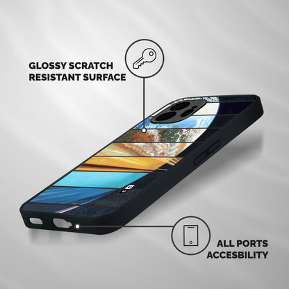 Earthly Design Shockproof Hybrid Protection (Metal + TPU) Back Case Cover