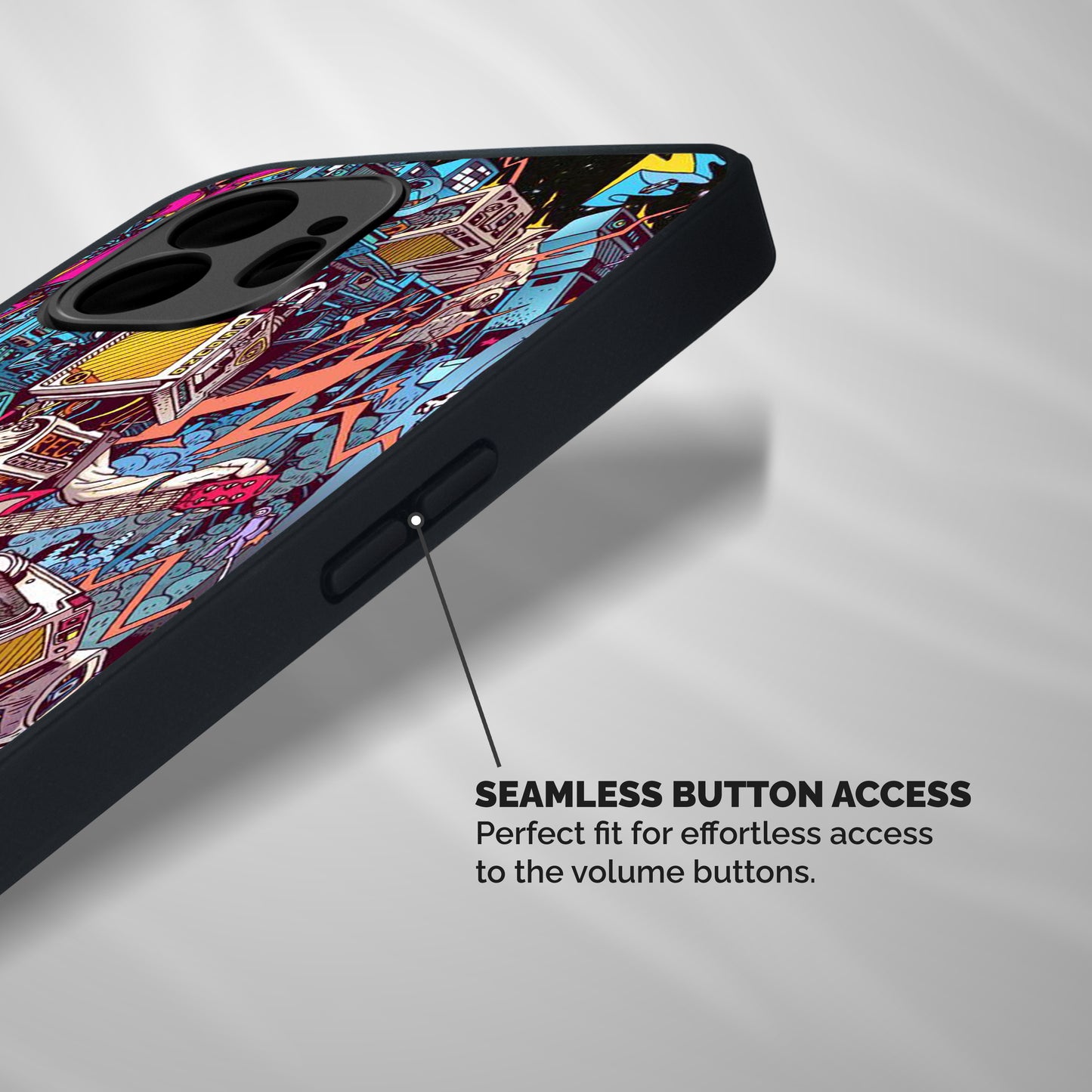 Electric Colors Shockproof Hybrid Protection (Metal + TPU) Back Case Cover