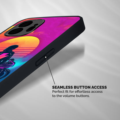 Electric Ride Shockproof Hybrid Protection (Metal + TPU) Back Case Cover
