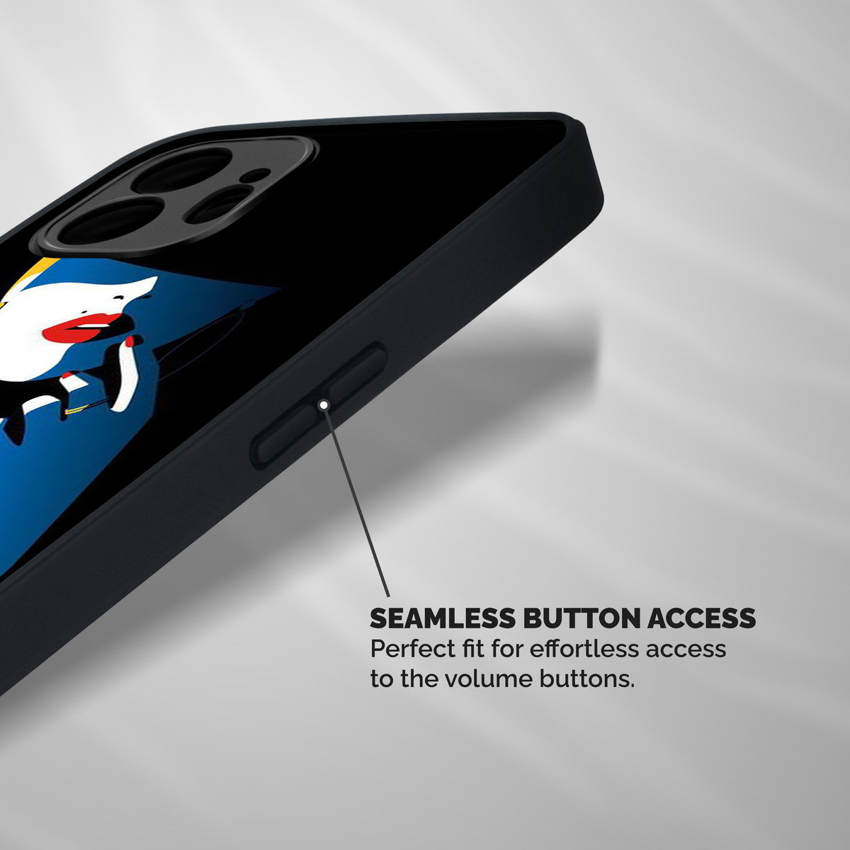Elegant Woman Shockproof Hybrid Protection (Metal + TPU) Back Case Cover