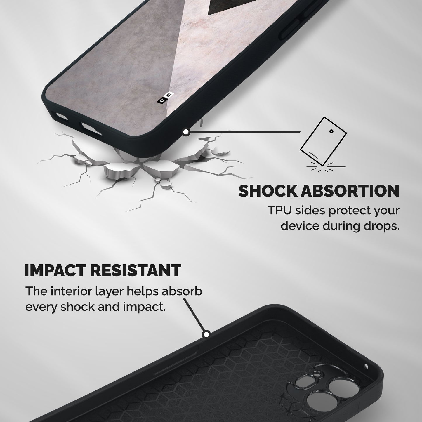 Elitism Shades Shockproof Hybrid Protection (Metal + TPU) Back Case Cover