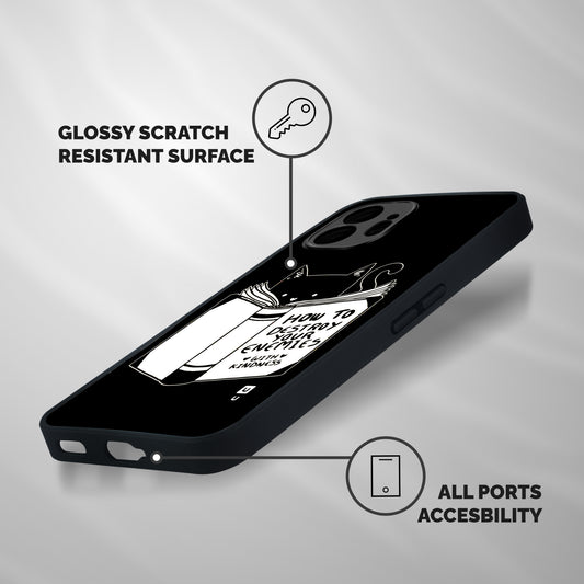 Enemies Destroyer Shockproof Hybrid Protection (Metal + TPU) Back Case Cover