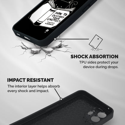 Enemies Destroyer Shockproof Hybrid Protection (Metal + TPU) Back Case Cover