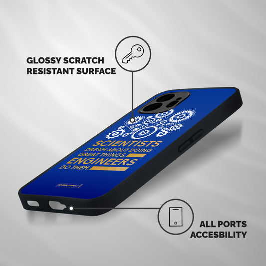 Engineer Shockproof Hybrid Protection (Metal + TPU) Back Case Cover