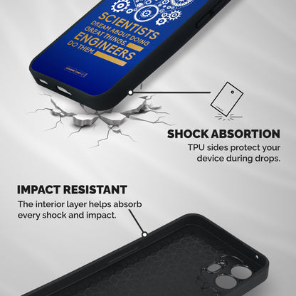 Engineer Shockproof Hybrid Protection (Metal + TPU) Back Case Cover