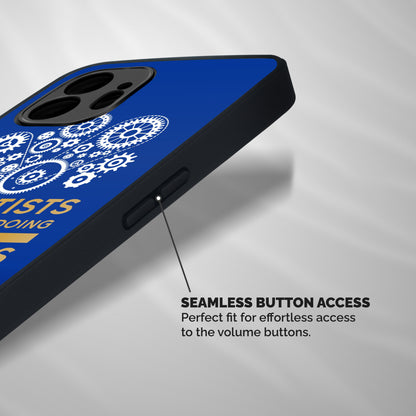 Engineer Shockproof Hybrid Protection (Metal + TPU) Back Case Cover