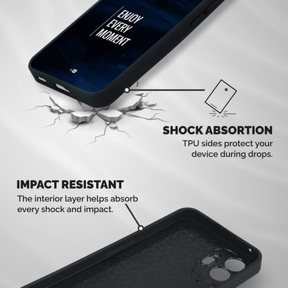 Enjoy Always Shockproof Hybrid Protection (Metal + TPU) Back Case Cover
