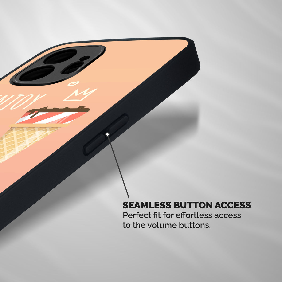Enjoy the Little Things Shockproof Hybrid Protection (Metal + TPU) Back Case Cover