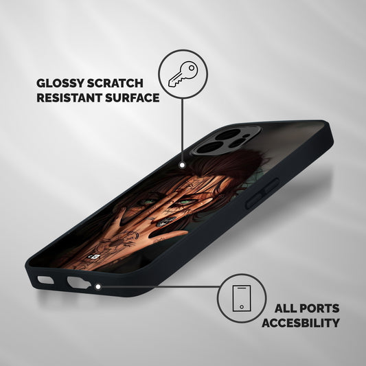 Eren Yeager Illustration Shockproof Hybrid Protection (Metal + TPU) Back Case Cover