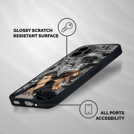 Eren Yeager Manga Shockproof Hybrid Protection (Metal + TPU) Back Case Cover